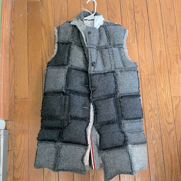Thom Browne sleeveless downfill vest
